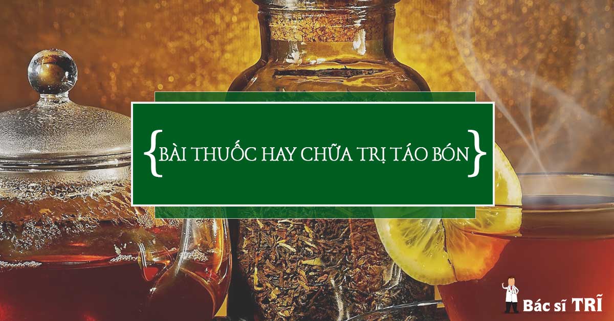 Bài thuốc chữa trị táo bón từ thảo dược thiên nhiên