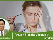 Em là giáo viên mà nay lại bị trĩ, phải làm thế nào?