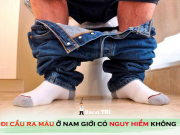 Hiện tượng đi cầu ra máu ở nam giới có nguy hiểm không